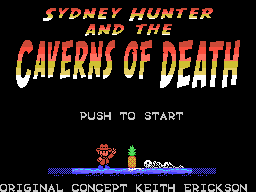 Sydney Hunter And The Caverns Of Death (Homebrew) — Title screen